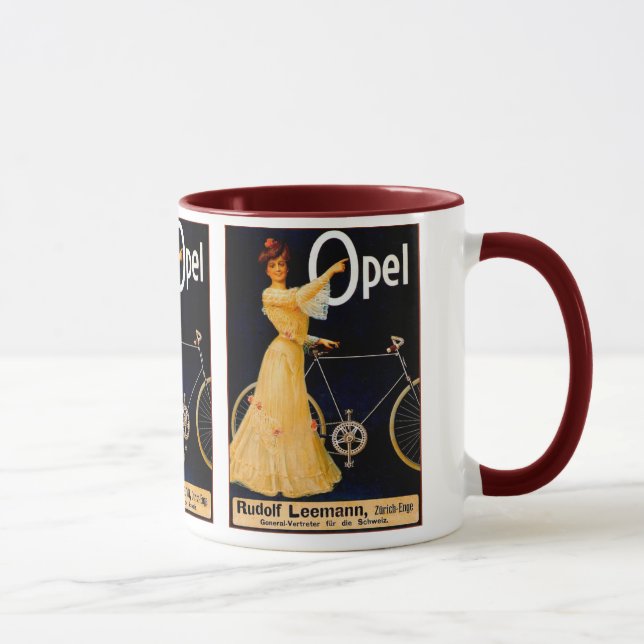 Mug Publicité de cru de bicyclettes d'Opel (Droite)