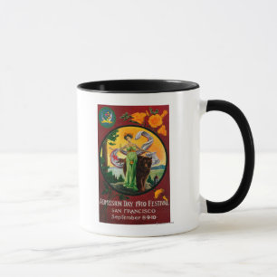 Mug Publicité de jour d'admission, festival 2 d'état