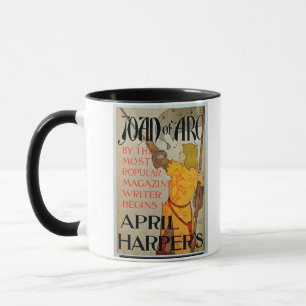 Mug Publicité par affichage harpiste de "Jeanne d'Arc"