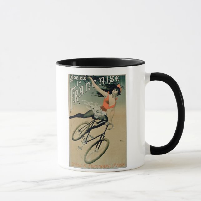 Mug Publicité par affichage "La Francaise de Societe", (Droite)