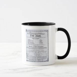 Mug Publicité par affichage une représentation de 'D