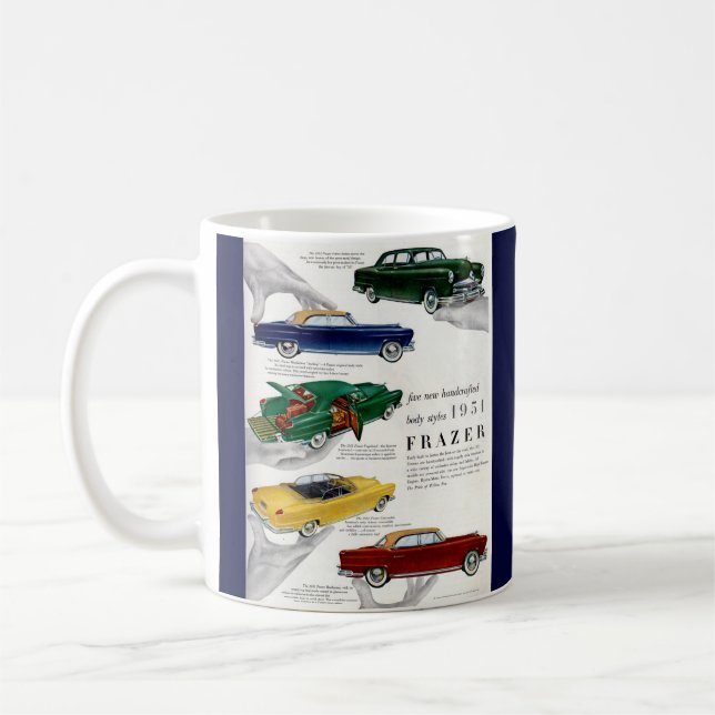 Mug publicité pour l'automobile Frazer 1951 (Gauche)