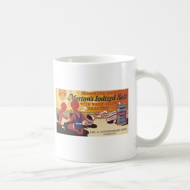 Mug Publicité pour le sel iodé Morton (Droite)