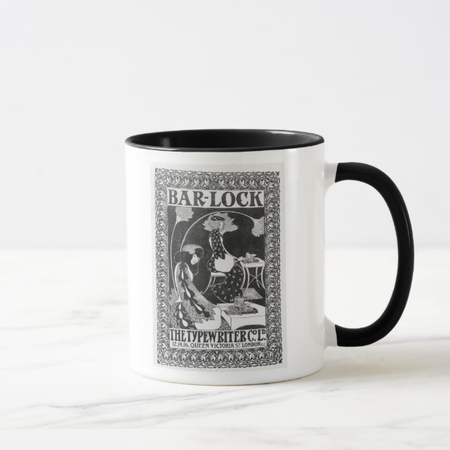 Mug Publicité pour les machines à écrire de (Droite)