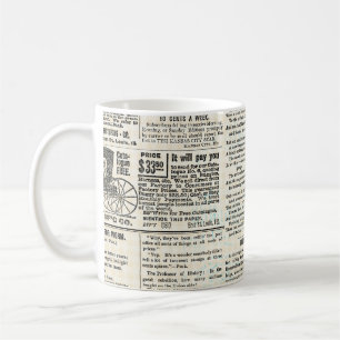 Mug publicité vintage