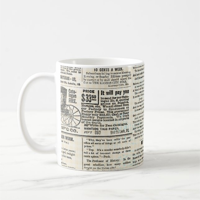 Mug publicité vintage (Gauche)