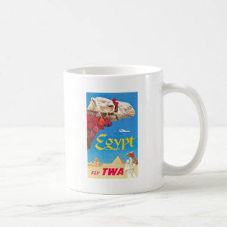 Mug Publicité vintage Egypt Air Travel