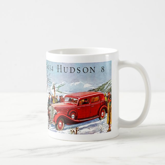 Mug Publicité vintage Hudson Automobile (Droite)