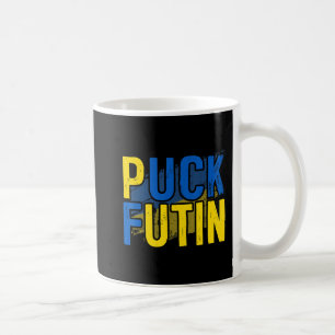 Mug Puck Foutine Mème Je Suis Aux Côtés De L'Ukraine A