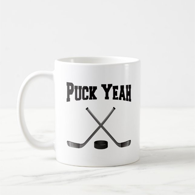 Mug Puck Ouais Hockey (Gauche)