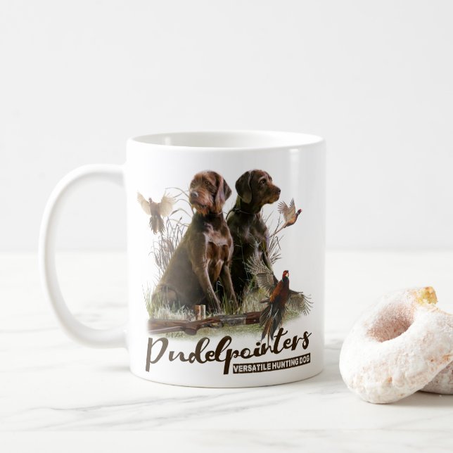 Mug Pudelpointers, Chasse faisan (Avec donut)