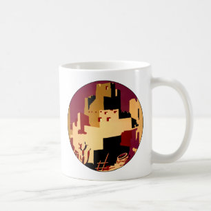 Mug Pueblos Anciens du Sud-Ouest WPA Poster Art