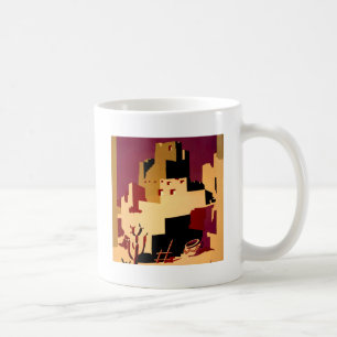 Mug Pueblos Anciens du Sud-Ouest WPA Poster Art