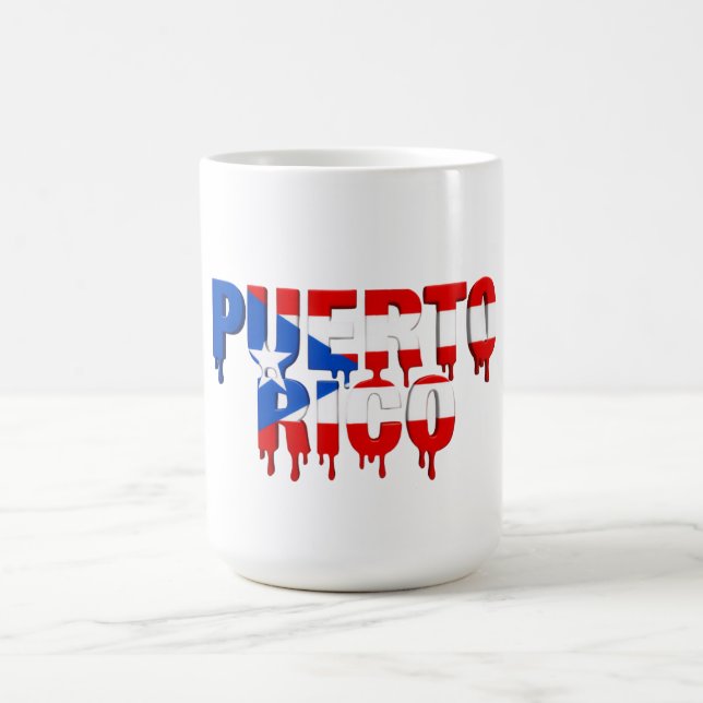 Mug Puerto Rico  Drip | Création de drapeau des Caraïb (Centre)