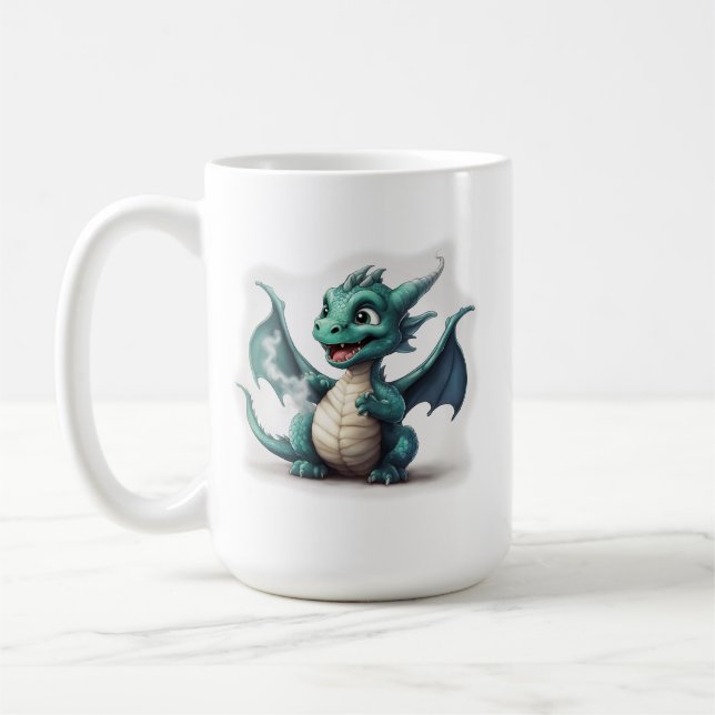 Mug Puff Le Petit Dragon Magique (Gauche)