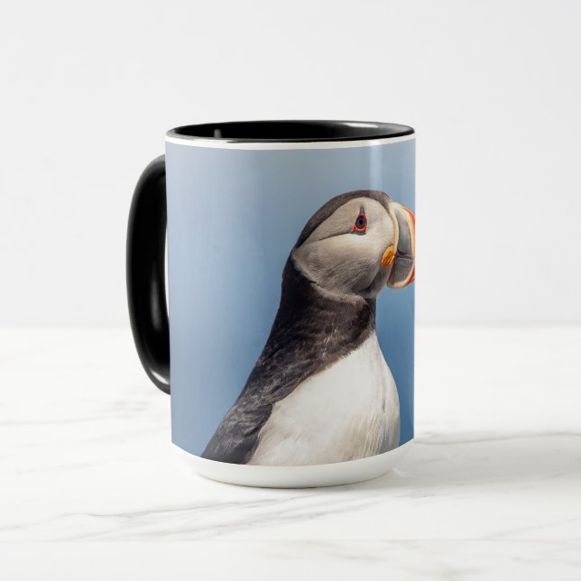 Mug Puffin Atlantique en Machias, Maine (Devant gauche)