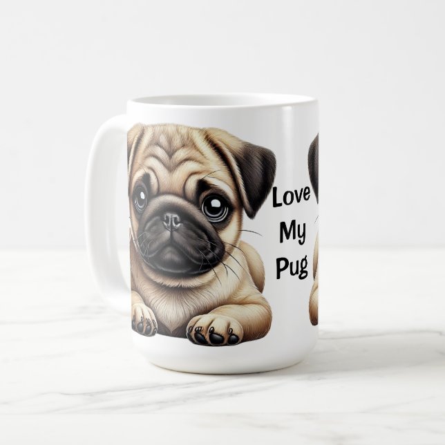 Mug Pug puppy (Devant gauche)