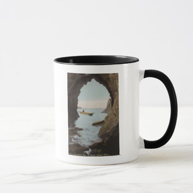 Mug Puget Sound, WA - Grotte dans la tromperie (Droite)