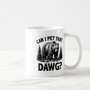 Mug Puis-je caresser ce chien Mème drôle de dougue d'o