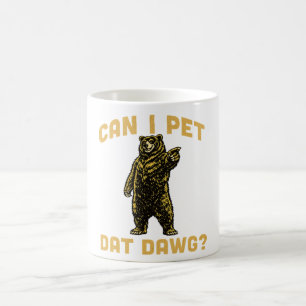 Mug Puis-je caresser cet ours drôle d'amoureux des ani