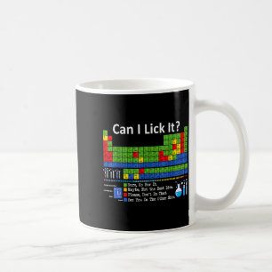 Mug Puis-je le lécher Tableau périodique des éléments