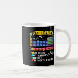 Mug Puis-je le lécher Tableau périodique Drôle de scie