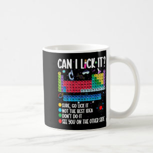 Mug Puis-je le lécher Tableau périodique Drôle de scie