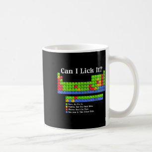 Mug Puis-je le lécher Tableau périodique Professeur de