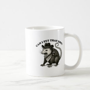 Mug Puis-Je Pet Ce Chien Mème Amoureux des animaux Fun
