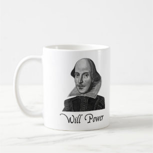 Mug Puissance de volonté de William Shakespeare