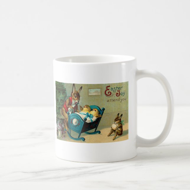 Mug Puisse Pâques Joy Vous Assister Vintage (Droite)