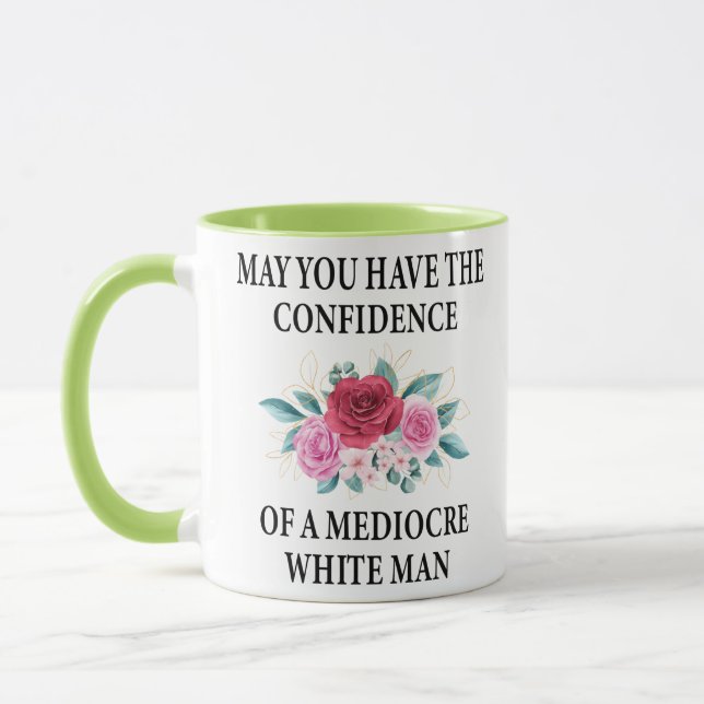 Mug Puissiez-vous avoir confiance en un Blanc médiocre (Gauche)