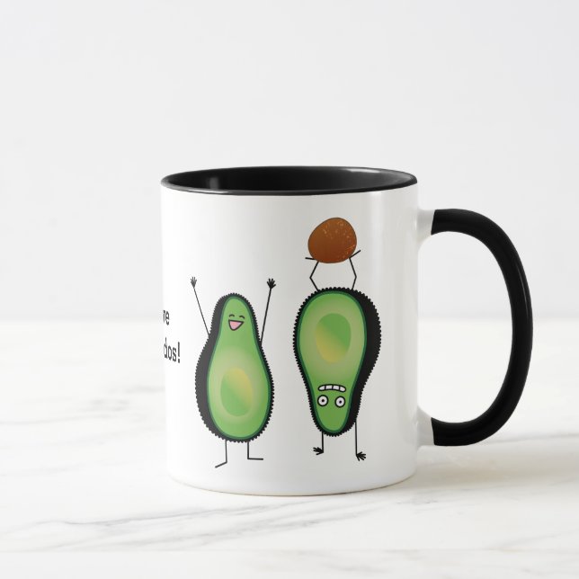 Mug Puits vert encourageant drôle d'appui renversé (Droite)