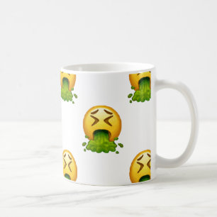 Mug puking émoji