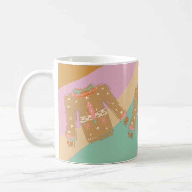 Mug Pull Ugly Noël Groovy Spirale Colorée (Gauche)