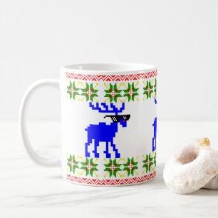 Mug Pull Ugly Sweater (Fais avec) Renne de Noël
