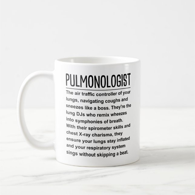 Mug Pulmonologue (Gauche)