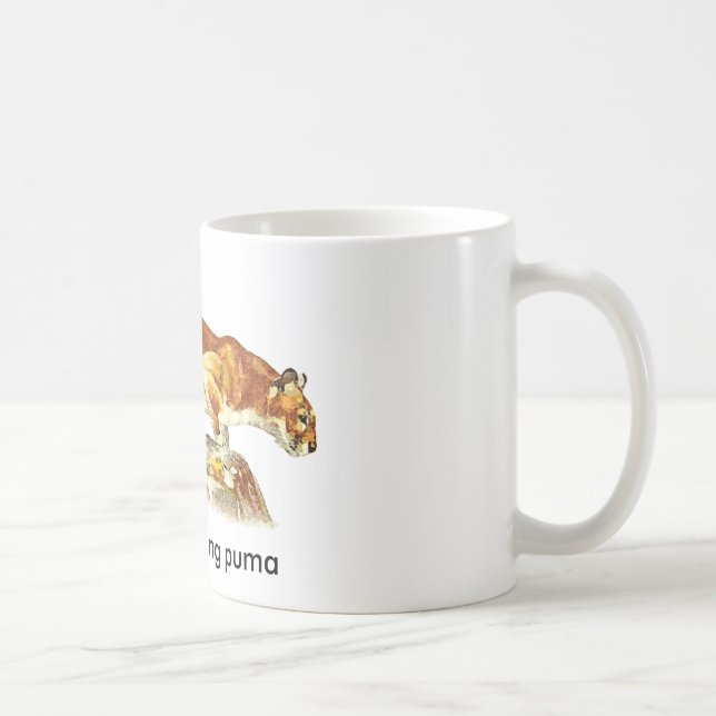 Mug puma de partie-pooping (Droite)