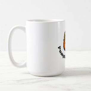 Mug Pumpkin Caricature Resembling Donald Trump with “P