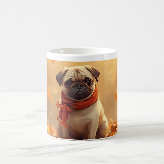 Mug  Pumpkin Spice & Pug Vibes (Centre)