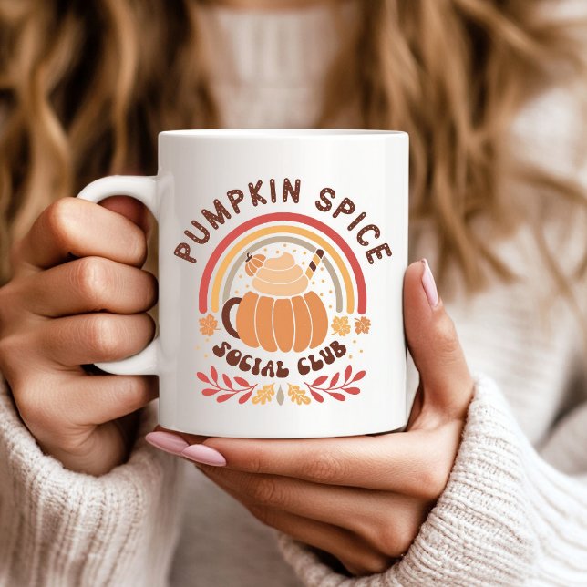 Mug Pumpkin Spice Social Club – Cute Fall PSL  (Créateur téléchargé)