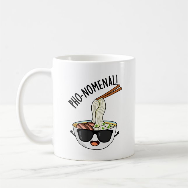Mug Pun de soupe pho-nomenal amusant (Gauche)