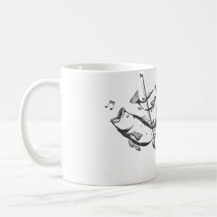 Mug Pun drôle de contrebasse Art Jazz Musique Contreba