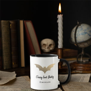 Mug Pun Halloween chauve-souris drôle fou des chauves-