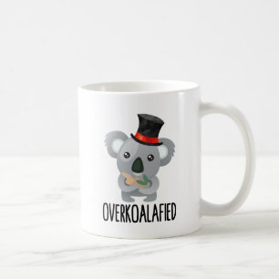 Mug Pun surkoalaaaed Cute Koala en haut Chapeau Overko