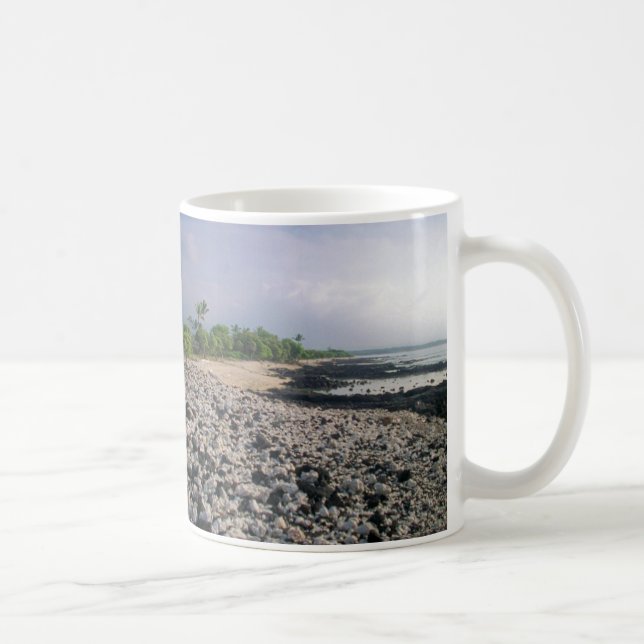 Mug PunaluGu Plage de sable noir Hawaii Big Island (Droite)