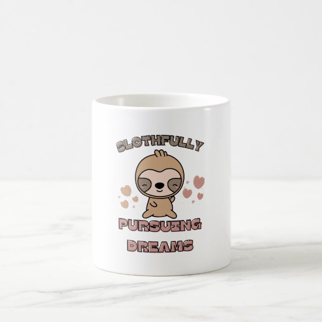 Mug Punition d'animal de paresse mignon (Centre)