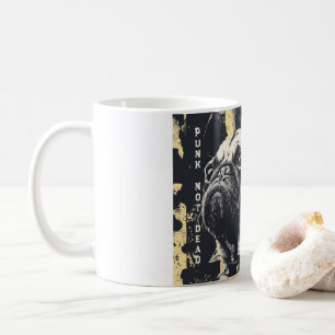 Mug Punk Not Dead Bulldog – Rock Chien Art