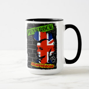 Mug Punkrock - union jack Mohawk
