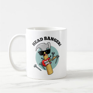 Mug Puns de musique drôles de Head Banger 